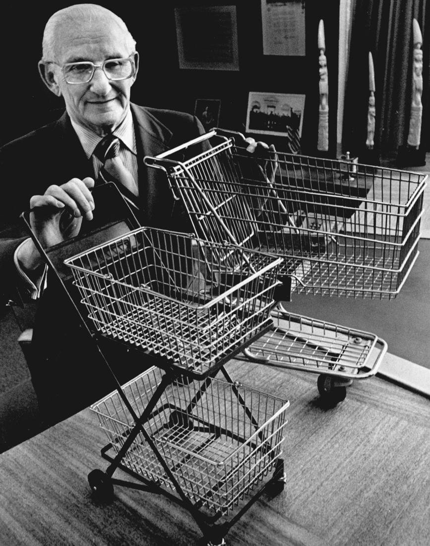 The worlds first shopping cart.