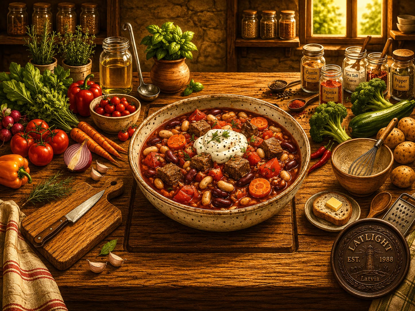 Hearty Beef and Bean Stew