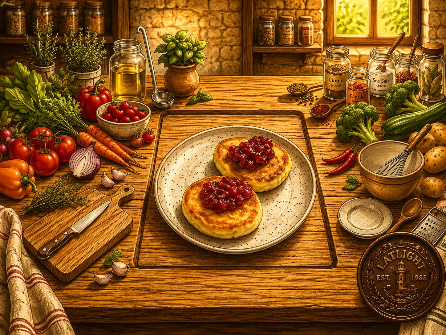 Syrniki Sirniki Quark patties