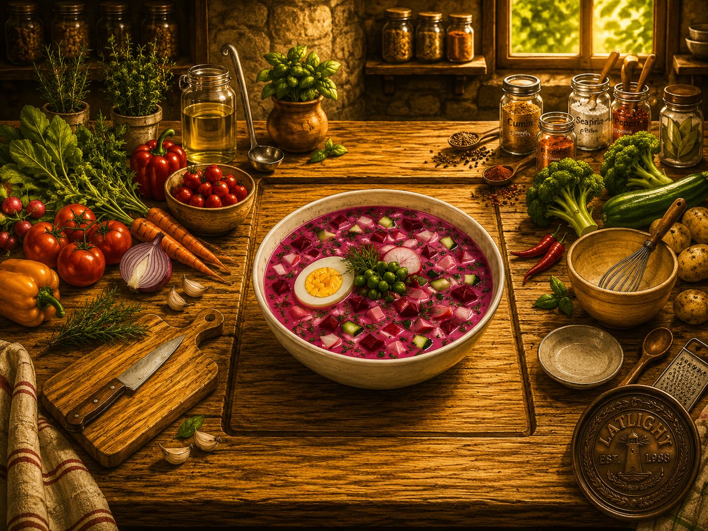 Cold Beetroot Summer Soup