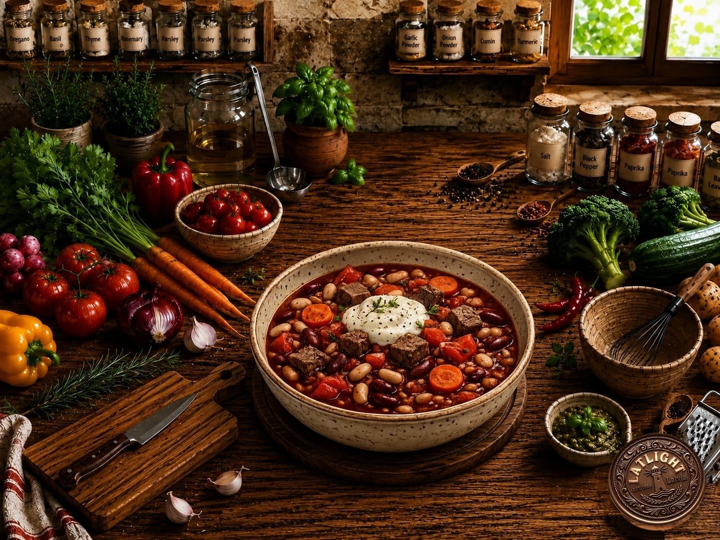 Hearty Beef and Bean Stew