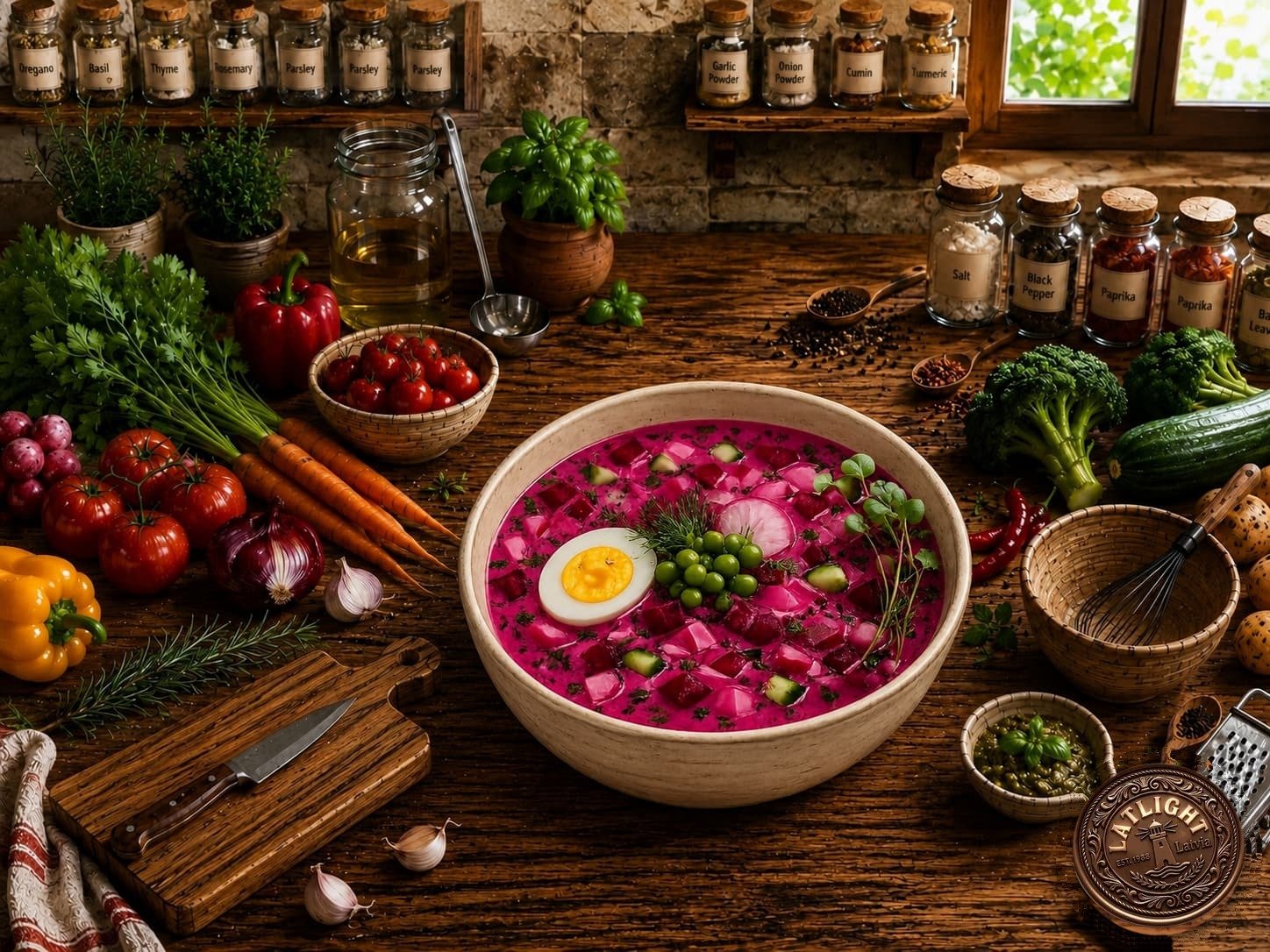 Cold Beetroot Summer Soup