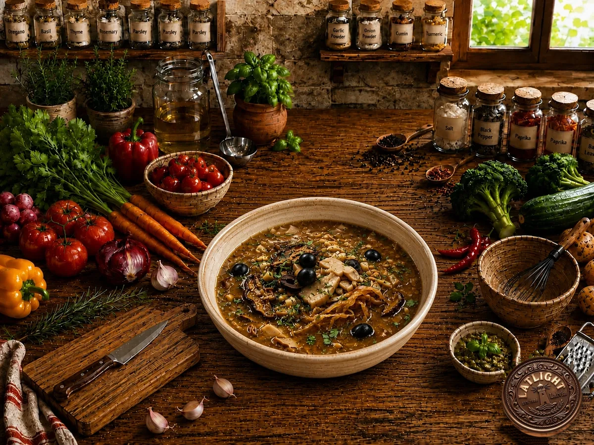 Lenten Mushroom Solyanka