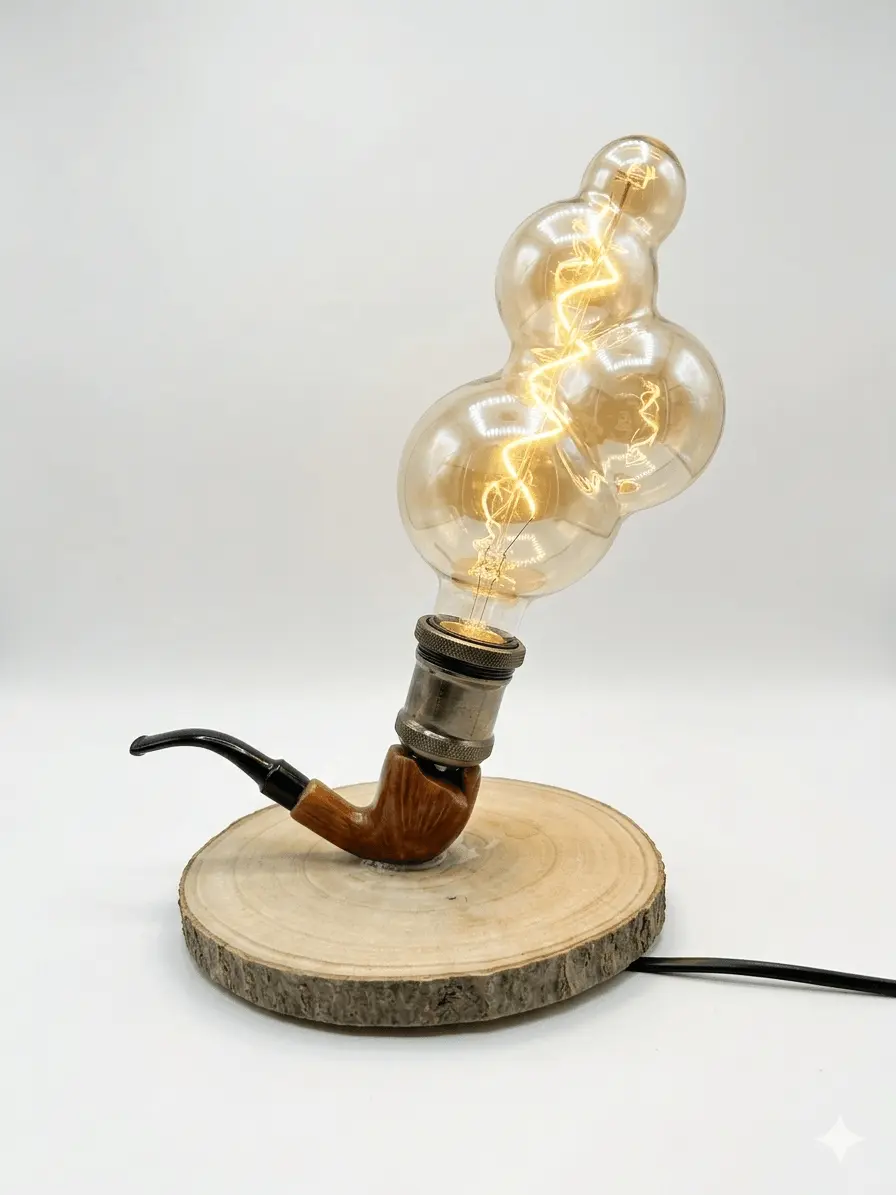 The Surrealist Smoker Table Lamp