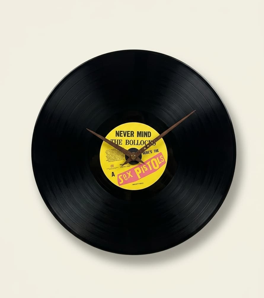Vinyl Clock