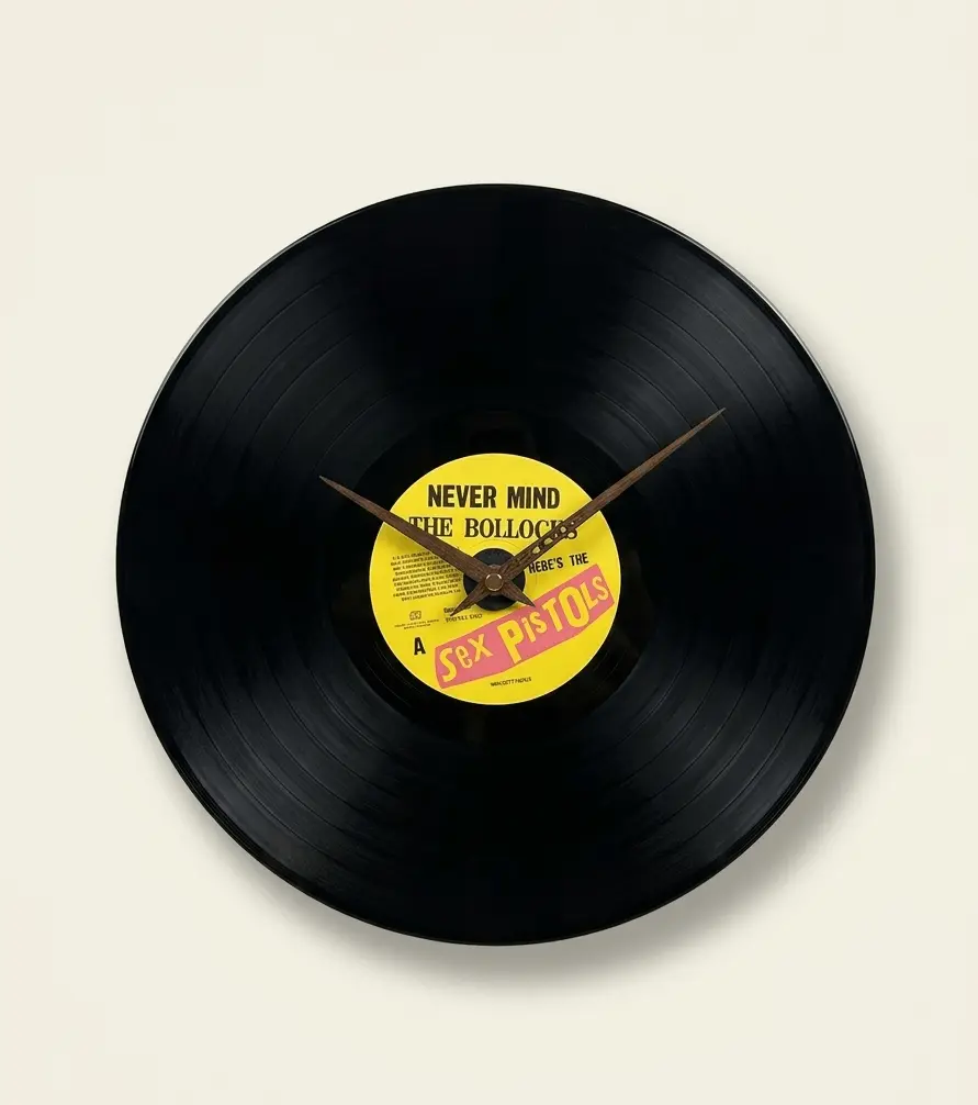 Vinyl Clock